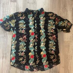 Portofino XL Hawaiian short sleeved button down shirt